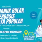 Read more about the article Pelatihan Tari Manuk Bulak: Merangkai Jejak Budaya Lewat Langkah Kecil di Desa Bulak, Indramayu